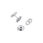 Hermes Earrings Farandole Chaine D'ancre Motif TPM Silver Stud — view 3