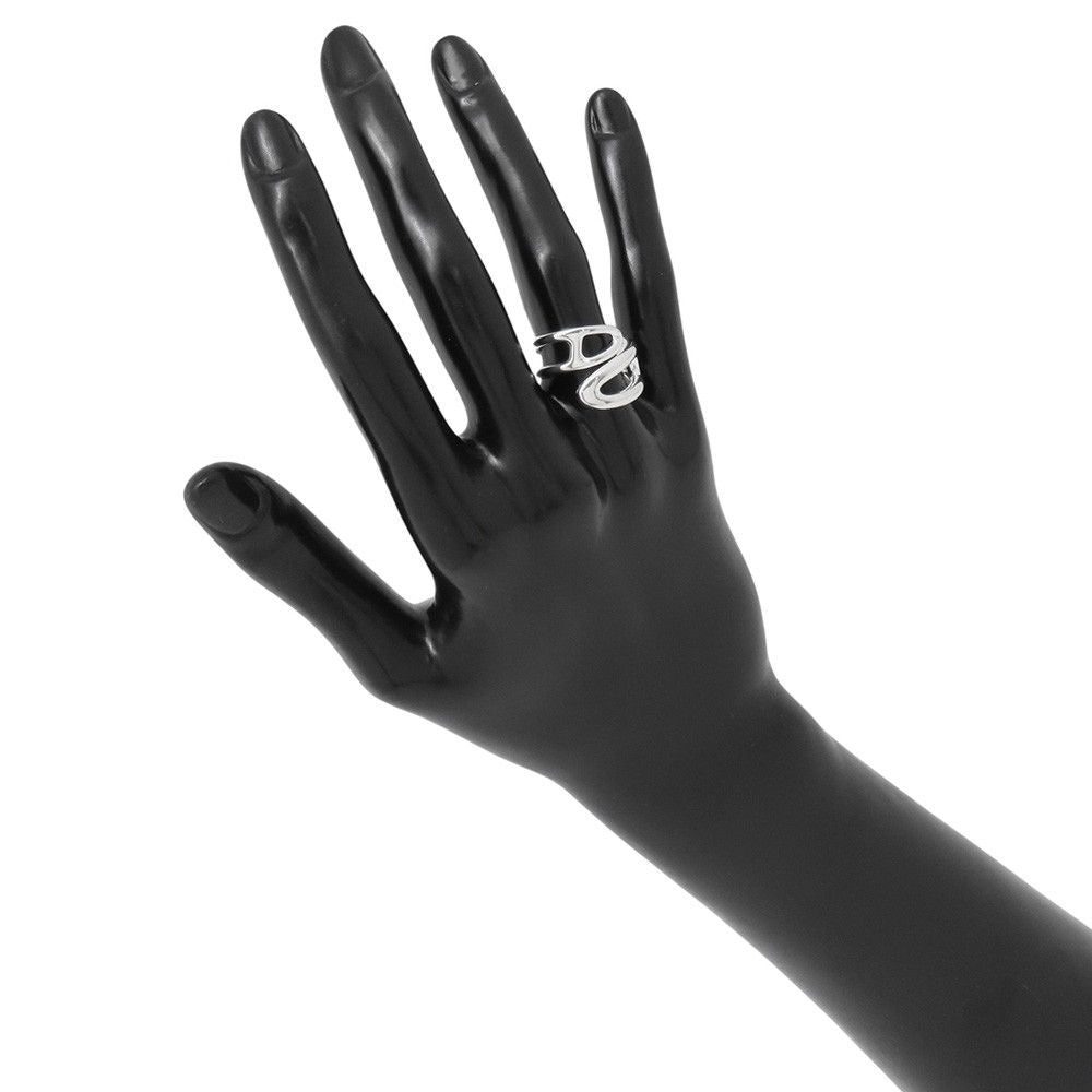 Hermes Ring Chaine D'ancre Twist Punk PM 925 Sterling Silver — view 4