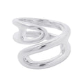 Hermes Ring Chaine D'ancre Twist Punk PM 925 Sterling Silver