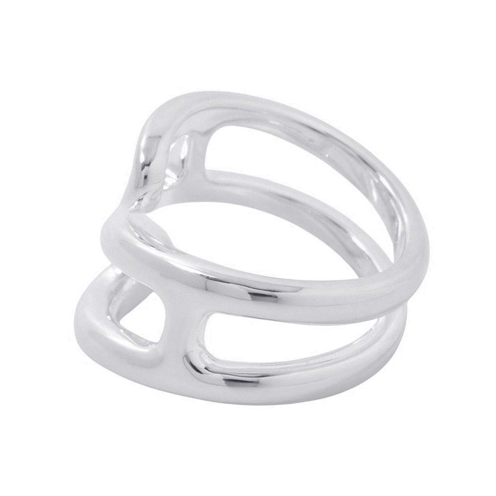 Hermes Ring Chaine D'ancre Twist Punk PM 925 Sterling Silver — view 2
