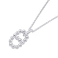 Hermes Necklace Chaine D'ancre Alea II Pendant 925 Sterling Silver GM