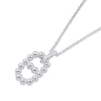 Hermes Necklace Chaine D'ancre Alea II Pendant 925 Sterling Silver GM