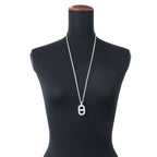 Hermes Necklace Chaine D'ancre Alea II Pendant 925 Sterling Silver GM — view 3