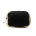 Chanel Tote Quilted CC Logo Fleece Drawstring Shearling Nylon 2-Way — view 3