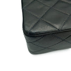 Chanel Chain Shoulder Bag Quilted 20 CC Logo Mini Lambskin Single Black — view 7