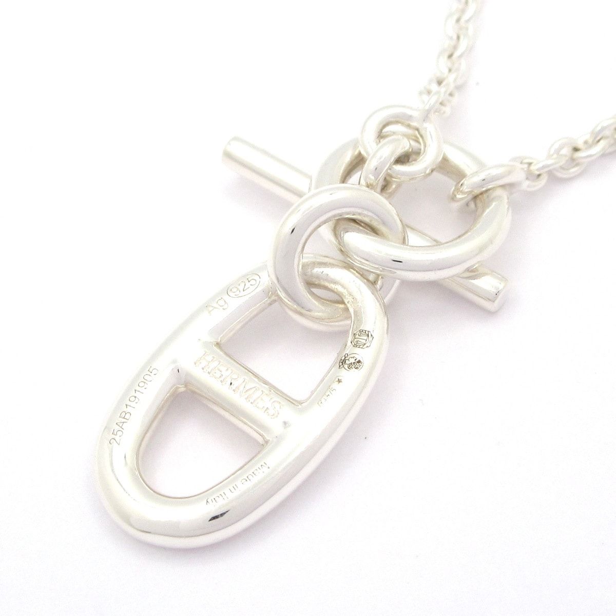 Hermes Necklace Chaine D'ancre Amulet Silver — view 3