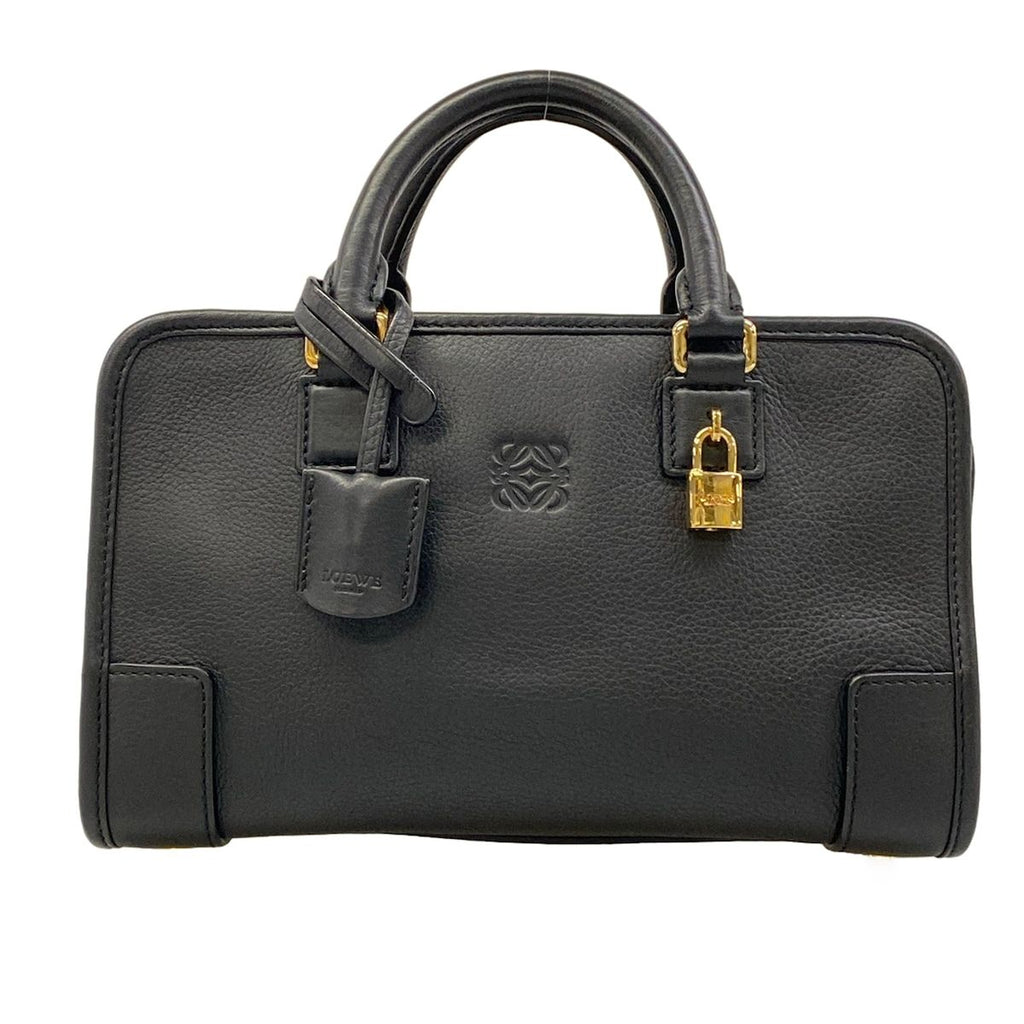 Loewe Amazona 23 Black Mini Bag Leather