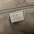 Gucci Tote GG Pattern Bamboo Dark Brown Black Leather — view 9
