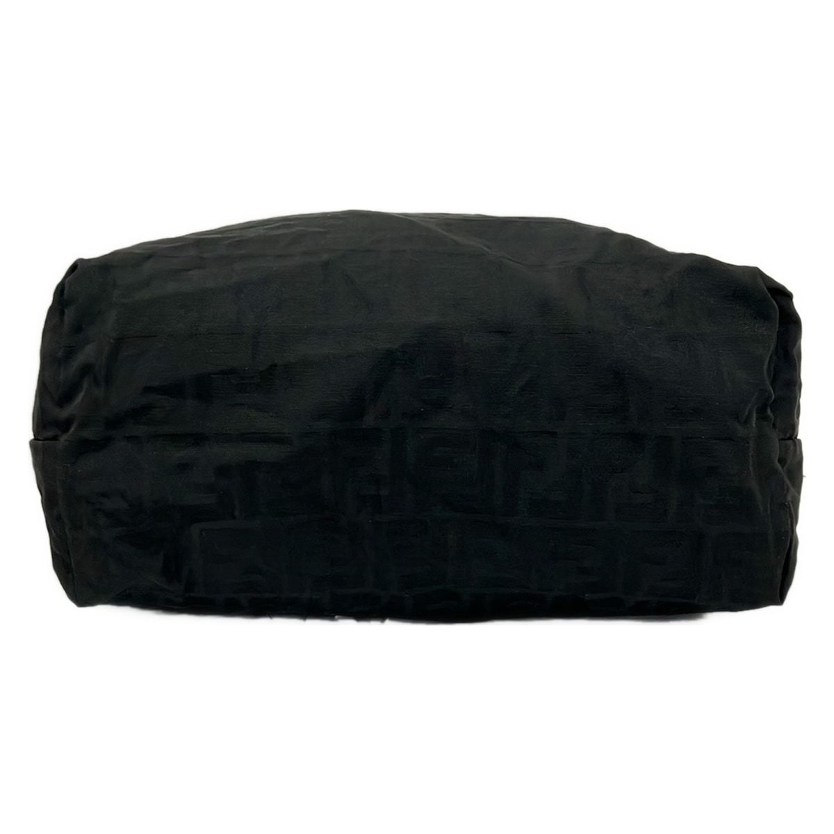 Fendi Tote Roll Zukka Black Leather — view 5