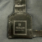 Fendi Tote Roll Zukka Black Leather — view 9