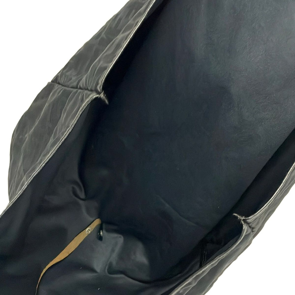 Fendi Tote Roll Zukka Black Leather — view 7