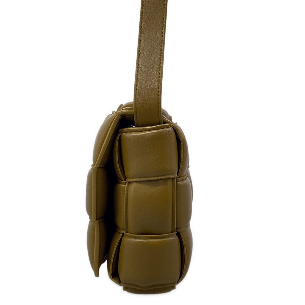 Bottega Veneta Shoulder Bag Padded Cassette Brown Leather — view 2