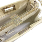 Fendi Handbag Peekaboo Iconic Small White Leather — view 7