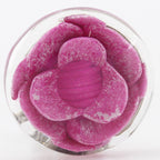 Chanel Camellia Plastic Pink Earrings — view 6