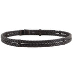 Gucci Mesh Leather Brown Belt — view 3