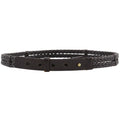 Gucci Mesh Leather Brown Belt