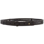 Gucci Mesh Leather Brown Belt