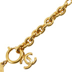 Chanel Cambon Logo Coin Motif Vintage Gold Plated Necklace — view 4