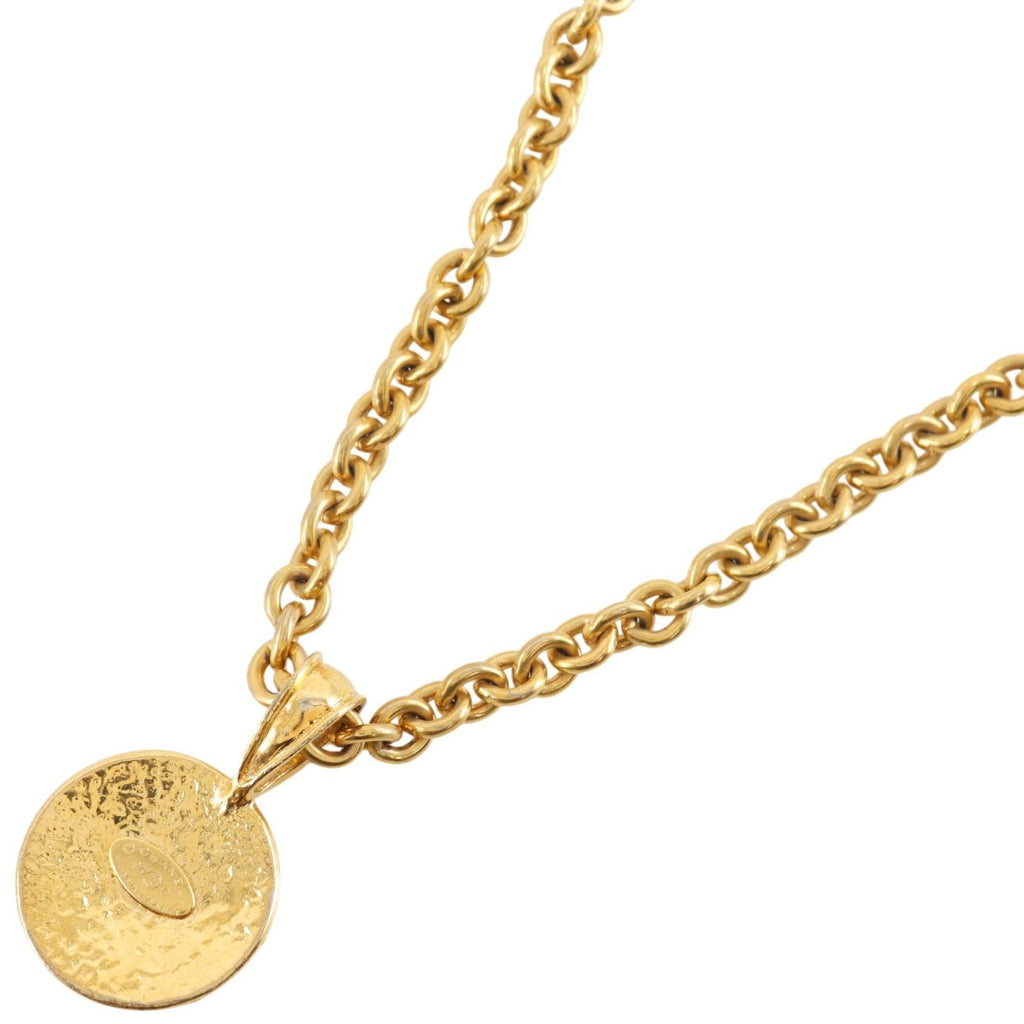 Chanel CC Logo Vintage Gold Plated Necklace — view 3
