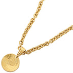 Chanel CC Logo Vintage Gold Plated Necklace — view 3