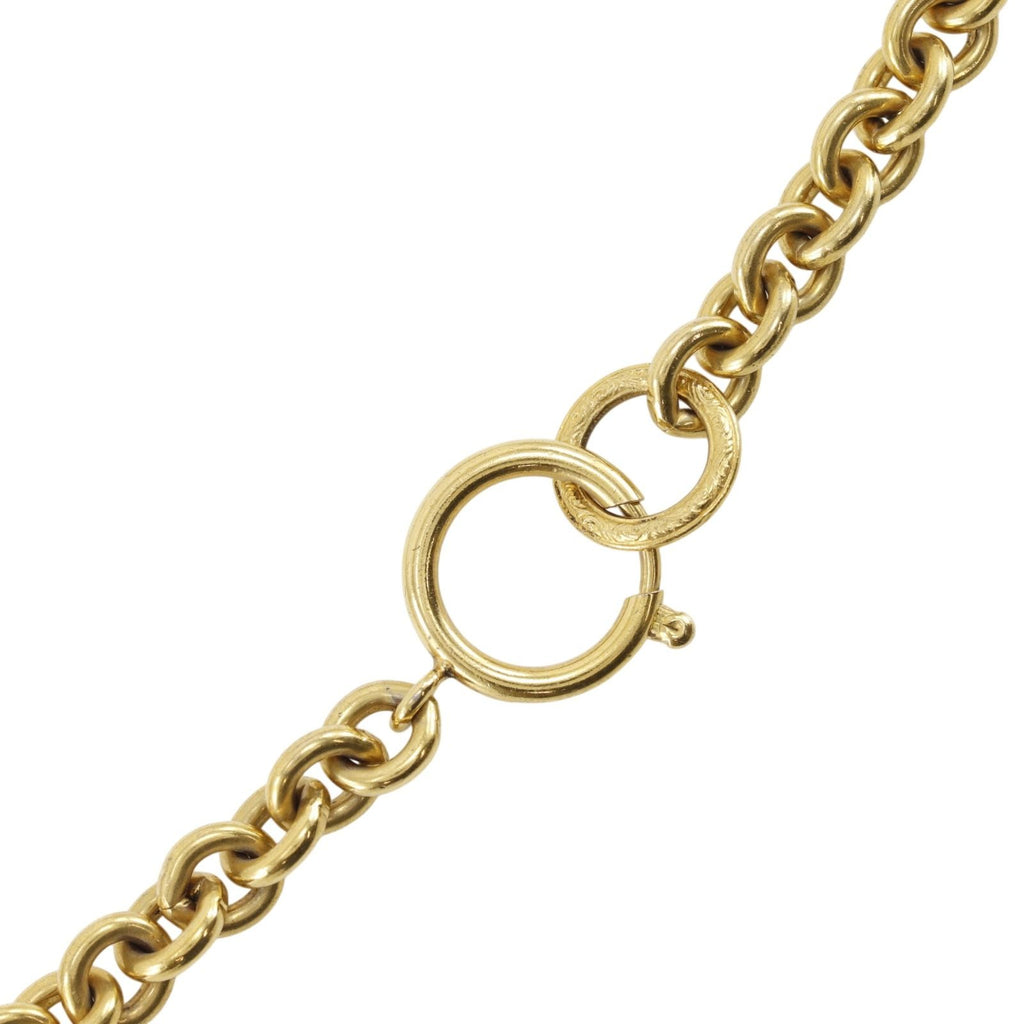 Chanel CC Logo Vintage Gold Plated Necklace — view 4