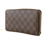 Louis Vuitton Zippy Wallet Damier Canvas Brown — view 2