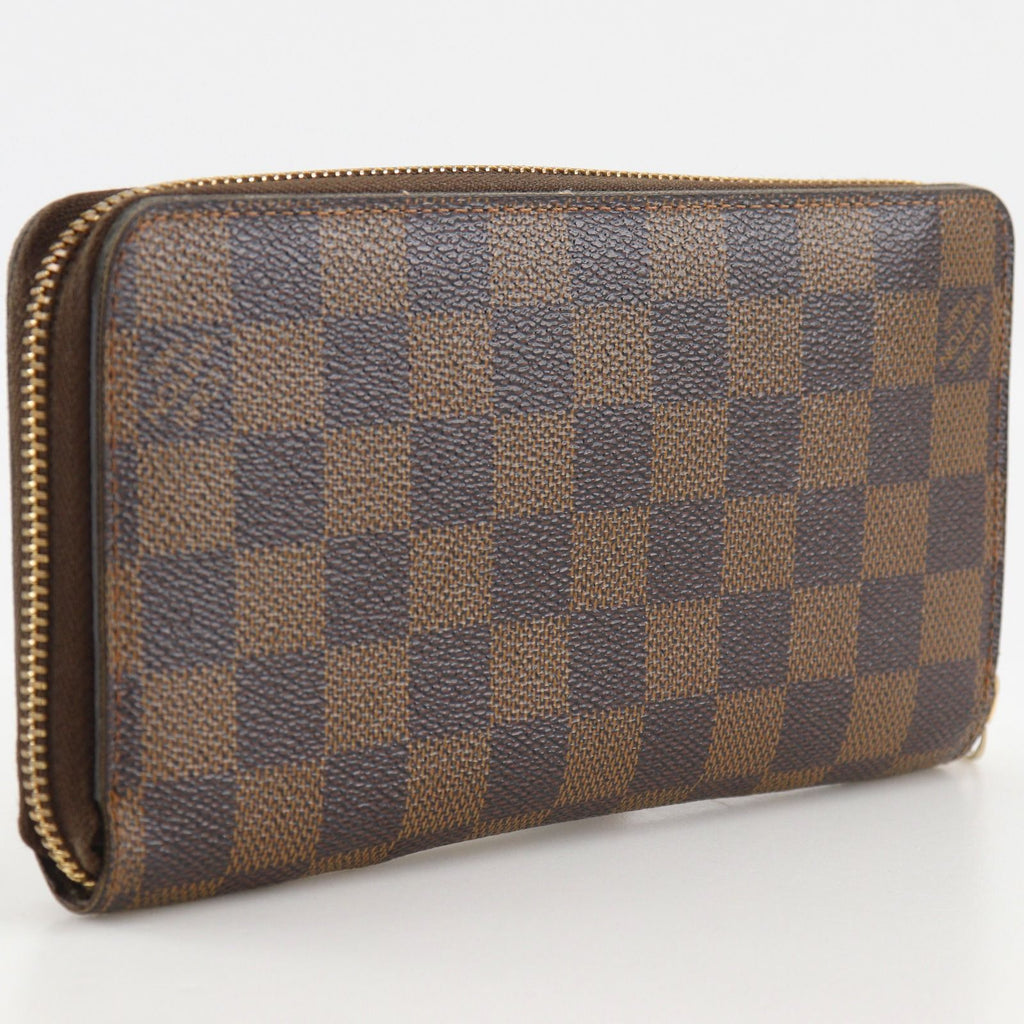 Louis Vuitton Zippy Wallet Damier Canvas Brown — view 3