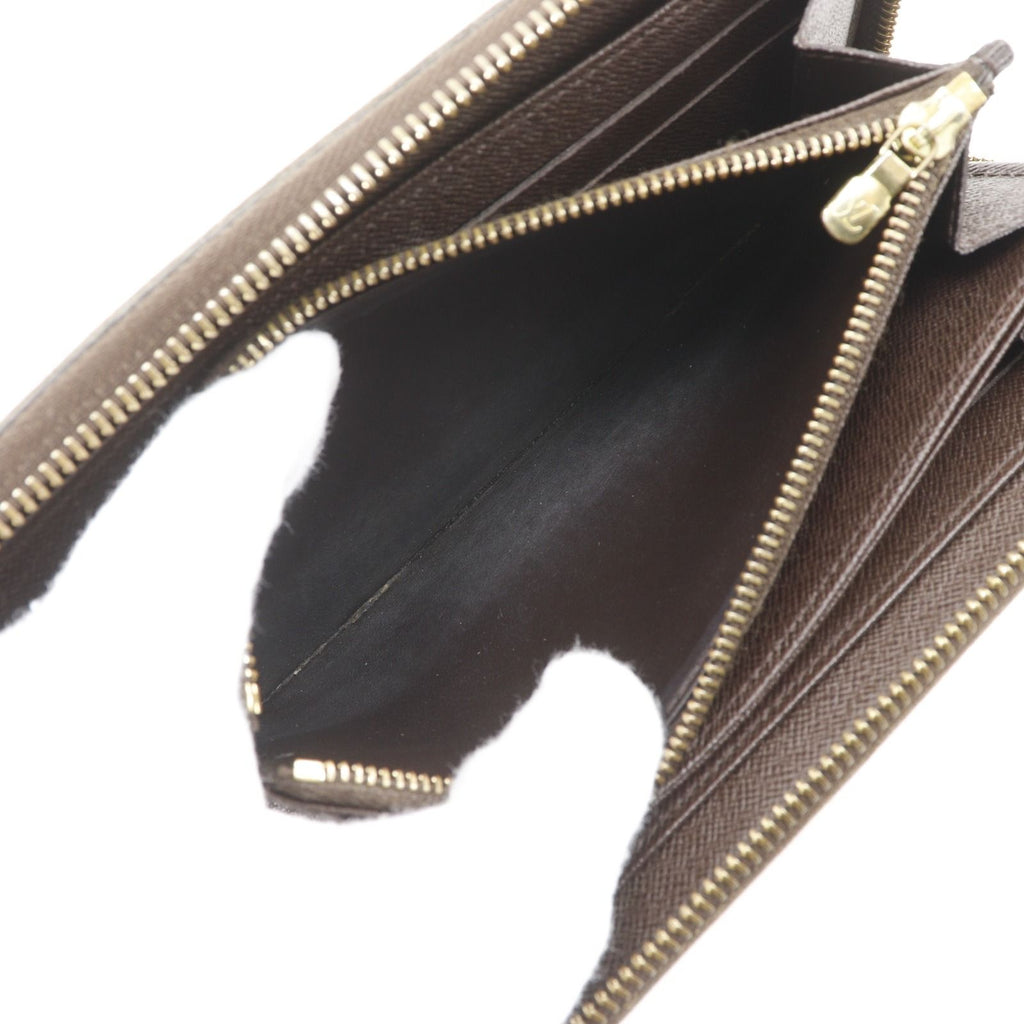 Louis Vuitton Zippy Wallet Damier Canvas Brown — view 7