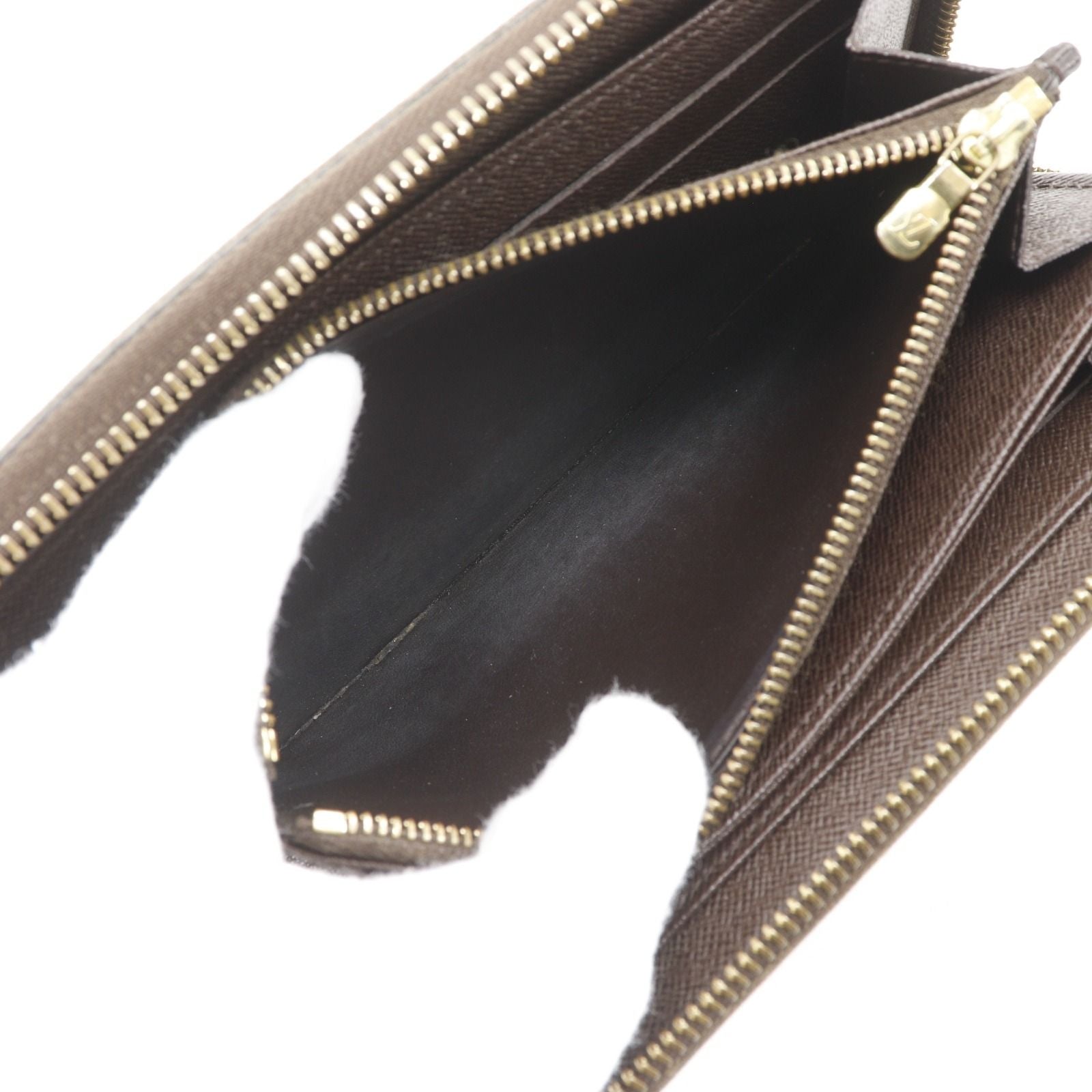 Louis Vuitton Zippy Wallet Damier Canvas Brown — view 7