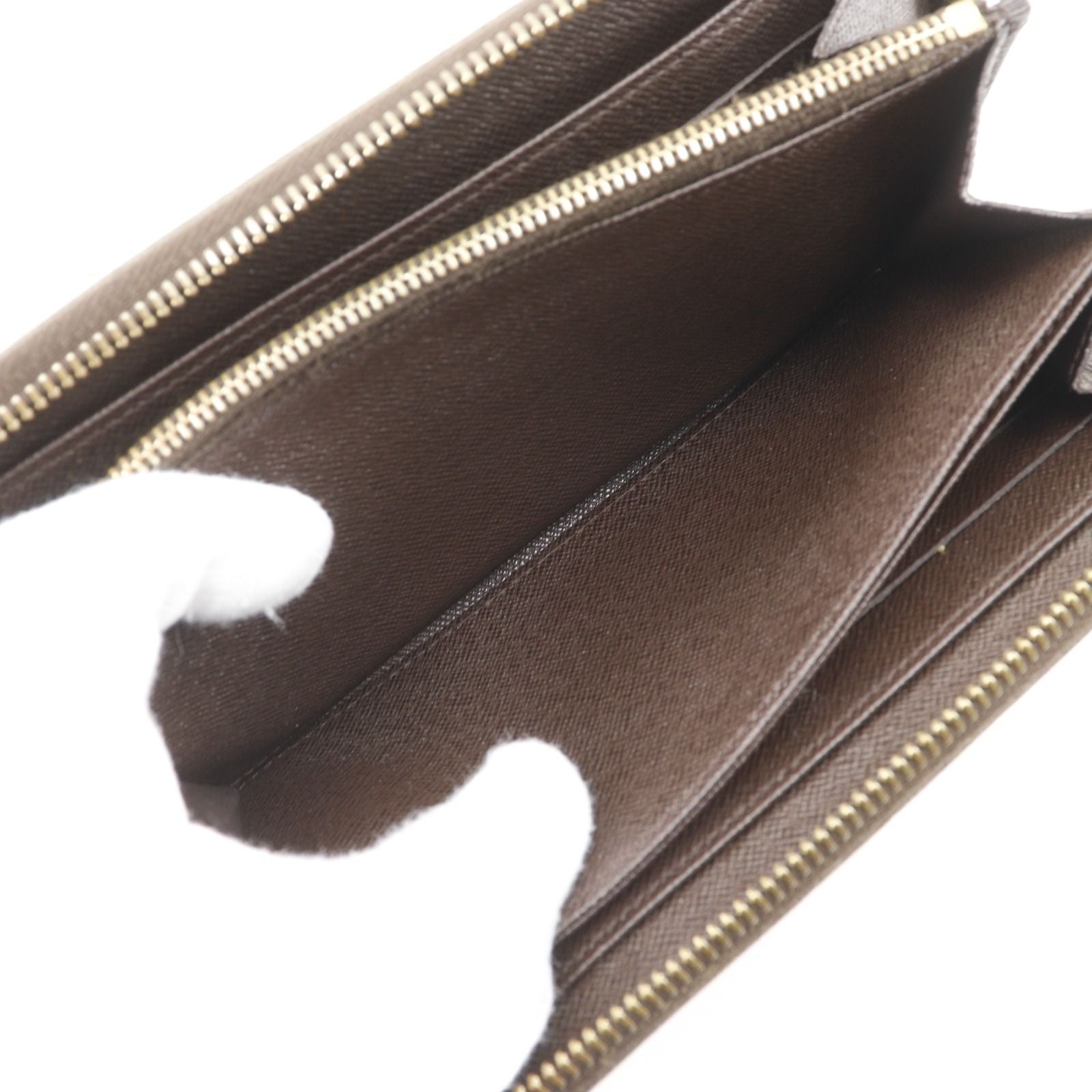 Louis Vuitton Zippy Wallet Damier Canvas Brown — view 8