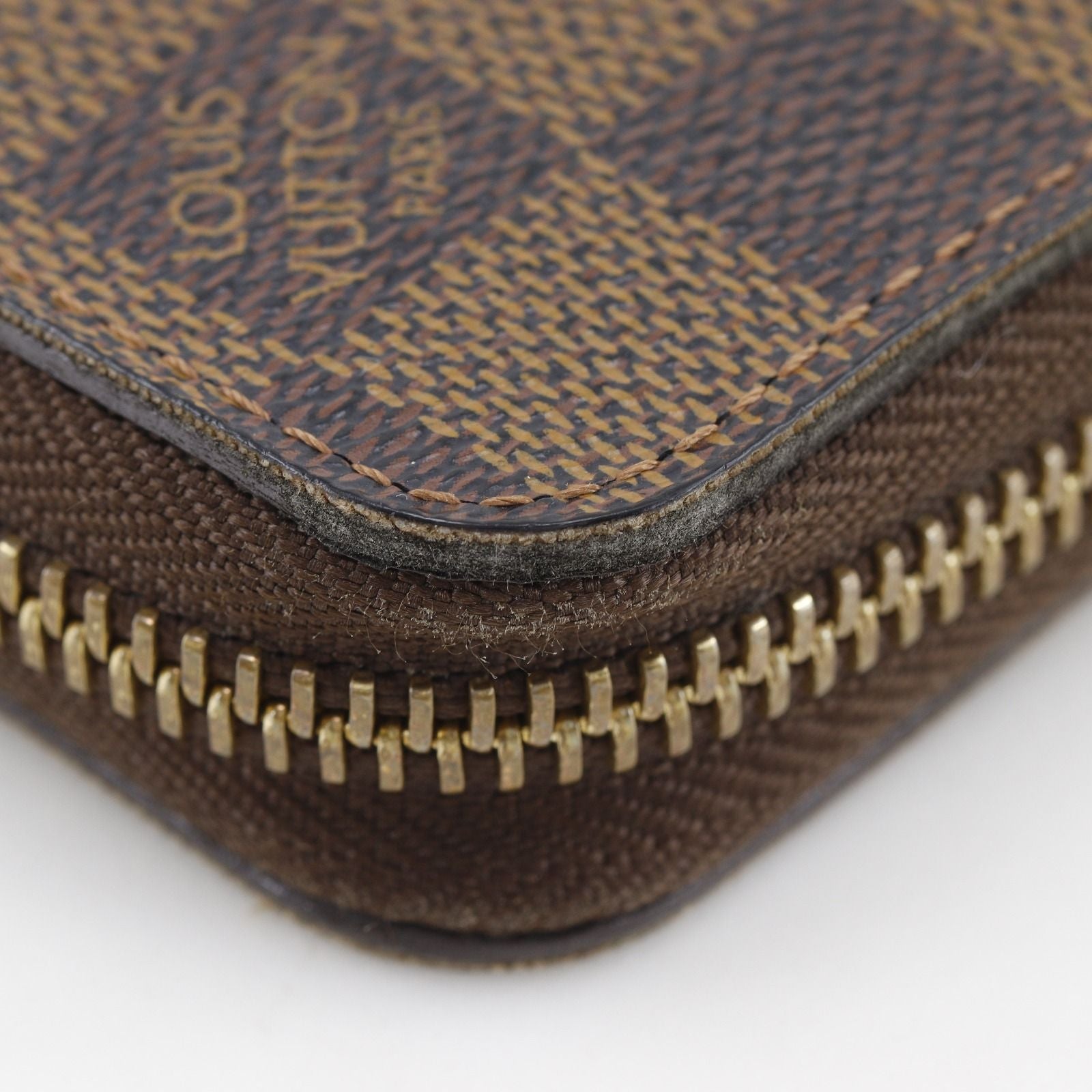 Louis Vuitton Zippy Wallet Damier Canvas Brown — view 4