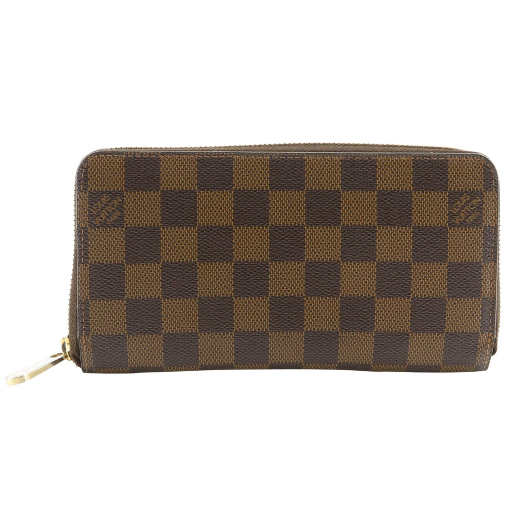 Louis Vuitton Zippy Wallet Damier Canvas Brown