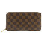 Louis Vuitton Zippy Wallet Damier Canvas Brown