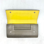 Celine Bifold Wallet Multi Function Large Flap Leather Khaki — view 7