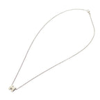 Hermes Pop Mini White Silver Necklace — view 3
