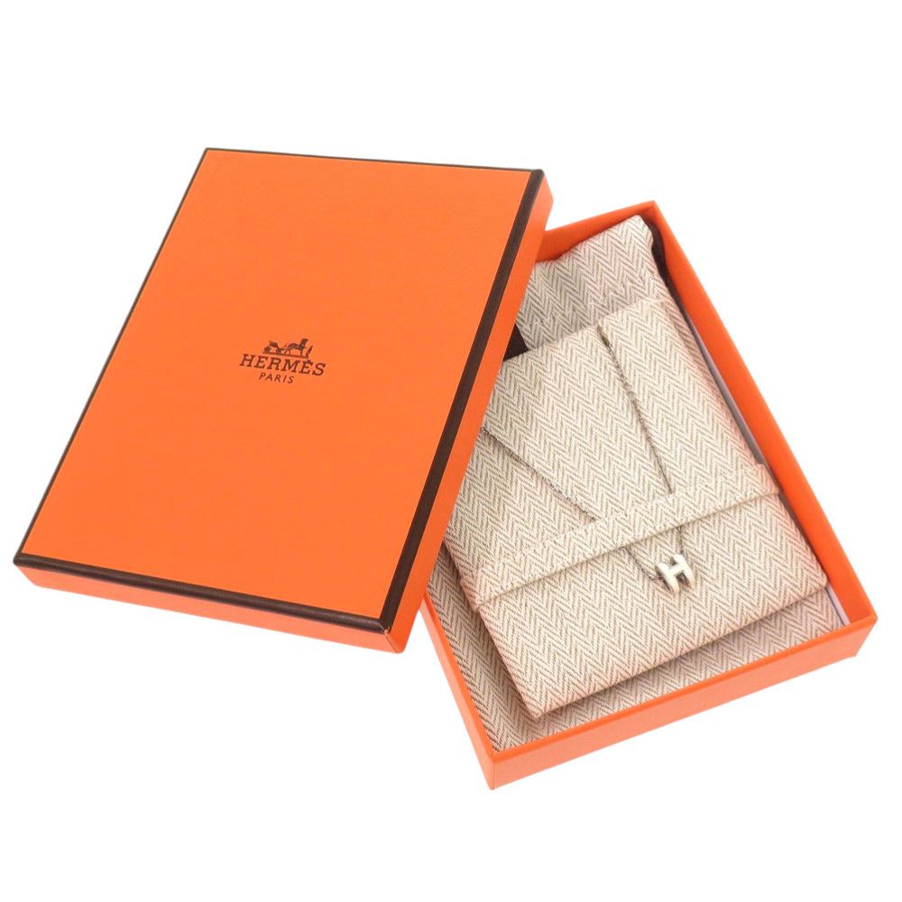 Hermes Pop Mini White Silver Necklace — view 2