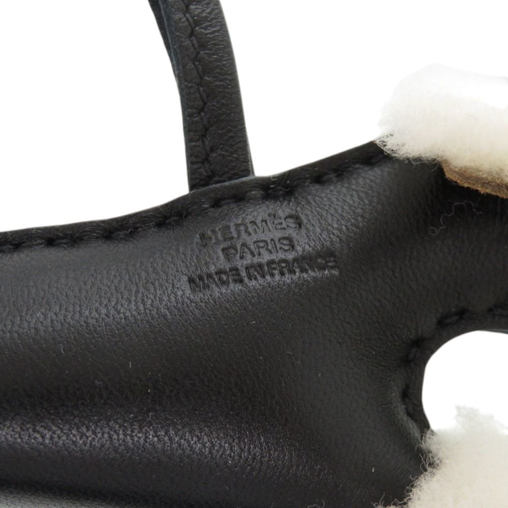 Hermes Buddy Shearling Anumiro Black Bag Charm — view 4