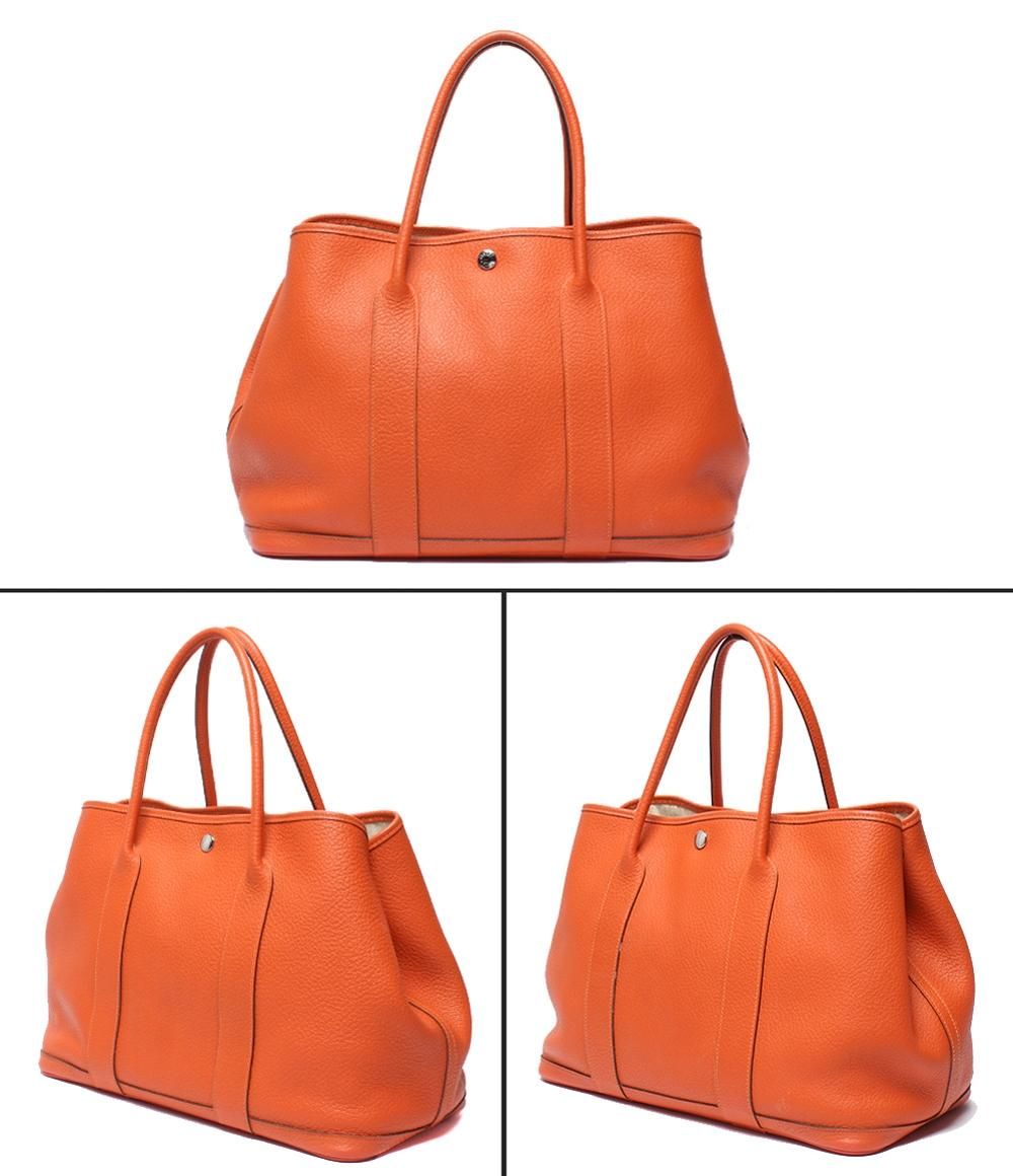Hermes Tote Silver Garden Party PM — view 2