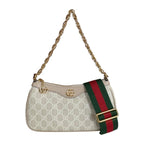 Gucci Small Ophidia Shoulder Bag GG Supremecanvas Beige Second