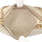 Gucci Small Ophidia Shoulder Bag GG Supremecanvas Beige Second — view 7