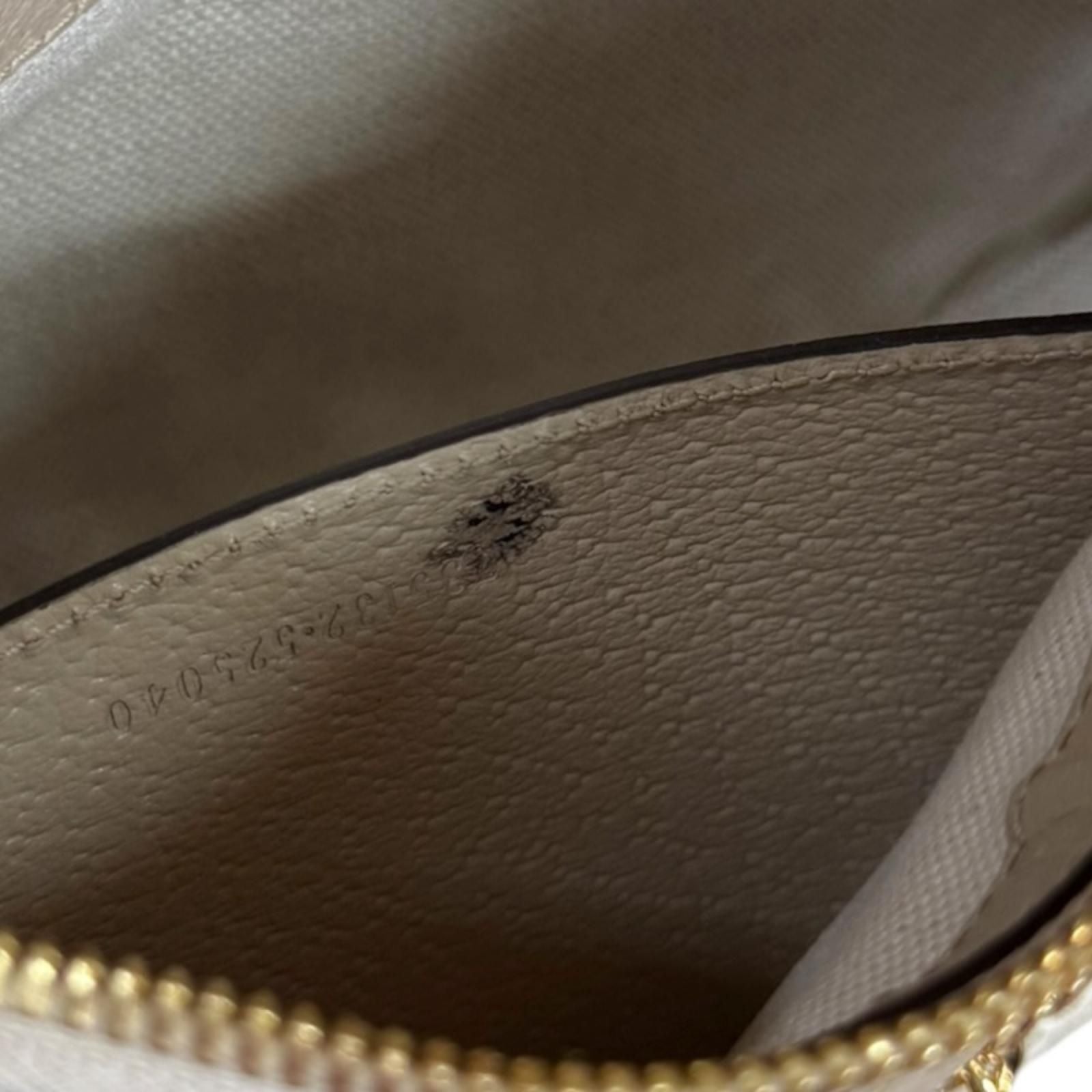 Gucci Small Ophidia Shoulder Bag GG Supremecanvas Beige Second — view 8