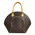 Louis Vuitton Ellipse MM Monogram Handbag Canvas Brown