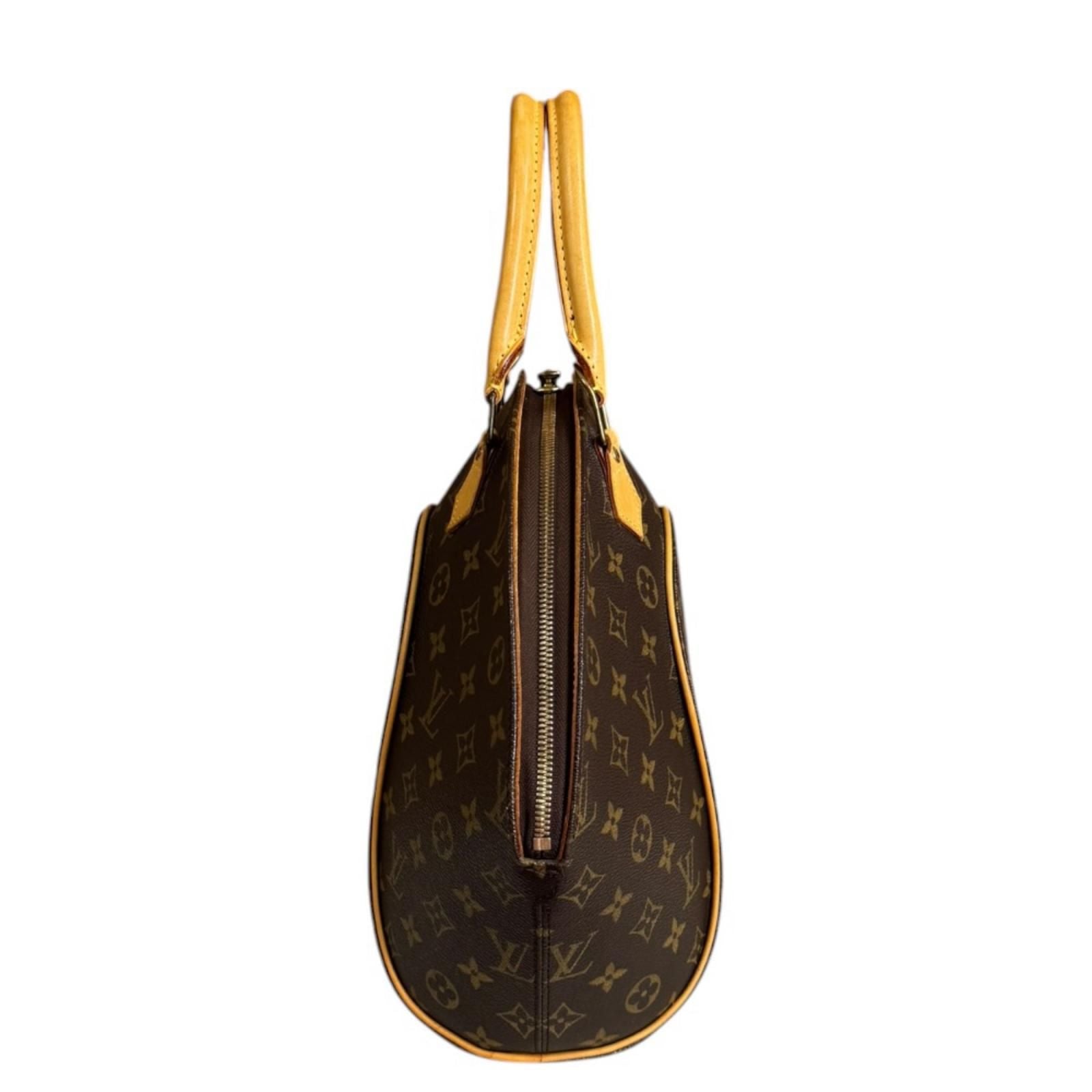 Louis Vuitton Ellipse MM Monogram Handbag Canvas Brown — view 4