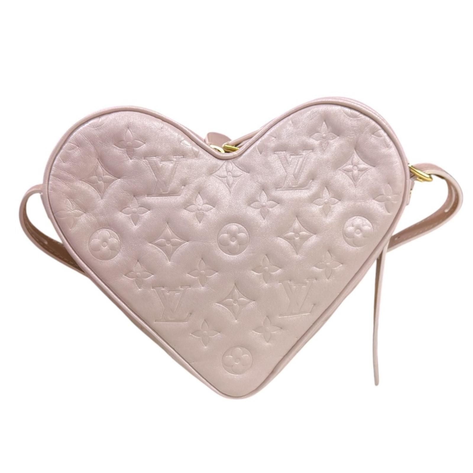 Louis Vuitton Sac Shoulder Bag Leather Pink Second — view 3