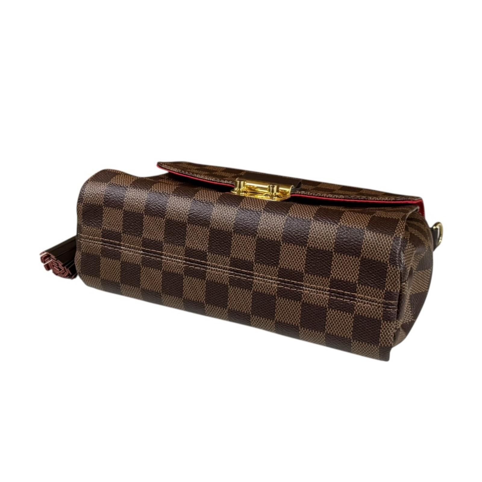 Louis Vuitton Damier Shoulder Bag Damiercanvas Brown Second — view 5