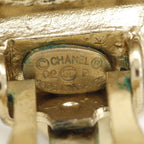 Chanel Quilted Bag Motif Gold Plated Earrings — view 9