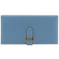 Hermes Bearn Classic Veau Epsom Light Blue I Wallet
