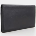 Hermes Mc2 Fleming Leather Black L Billfold Wallet — view 3