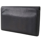 Hermes Mc2 Fleming Leather Black L Billfold Wallet — view 2