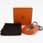 Hermes Lift GM Buffalo Horn Orange Necklace — view 9